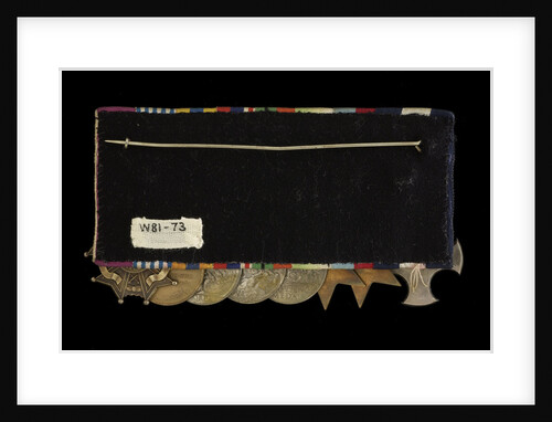 Medals awarded to Commander Peter Worth DSC (reverse, l to r, MED2002-2009) by unknown