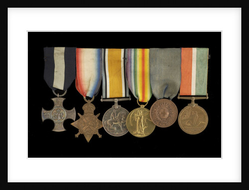 Medals awarded to Commander H. J. Bray DSC (obverse, left to right, MED1093-1098) by unknown
