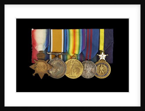 Medals awarded to Admiral Sir W. Reginald Hall (obverse, left to right, MED1988-1992) by unknown