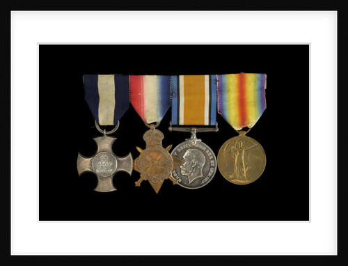 Medals awarded to Captain Frederick Henry Taylor CBE DSC RN (obverse, l to r, MED1412-1415) by Unknown