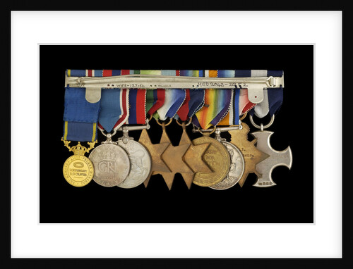 Medals awarded to Vice-Admiral Robert Don Oliver (reverse, r to l, MED2043-2052) by Garrard & Co.