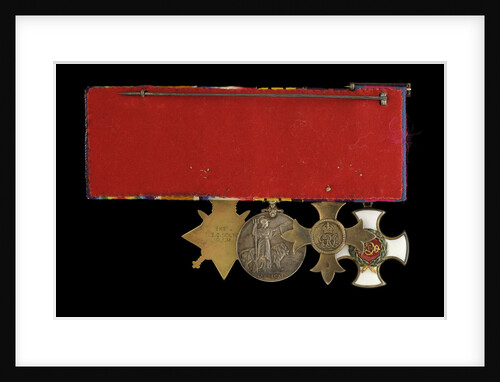 Medals awarded to Commander Richard Bolton DSO (reverse, r to l, MED1543-1546) by Unknown