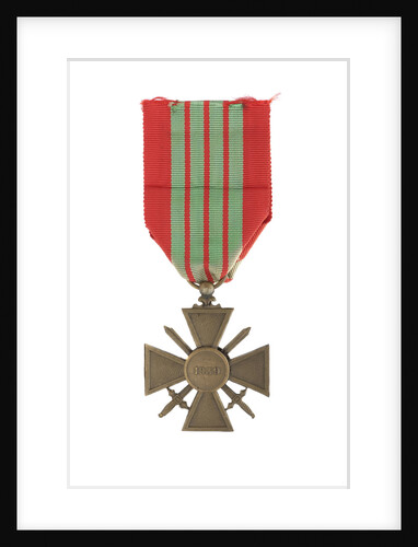 Croix de Guerre 1939, reverse by unknown