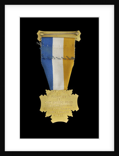 City of New York Gold Cross for Valor, reverse by unknown