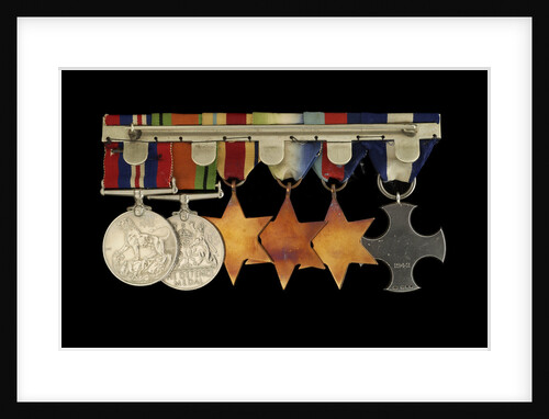 Medals awarded to Cdr Herbert J. P. Crousaz DSC (reverse, r to l, ZBA2252-2257) by unknown