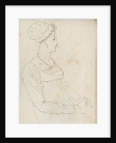 Charlotte Nelson (verso) by Thomas Baxter