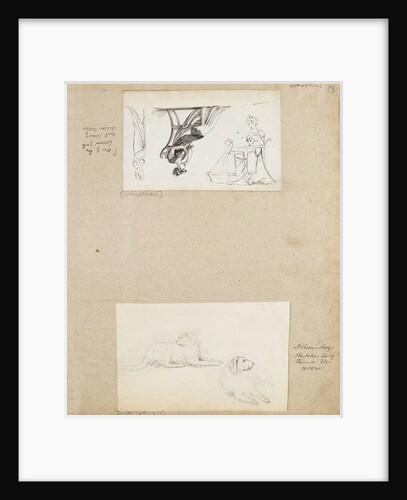 Figure studies, including 'one of the Connor girls and Nelson's nieces' by Thomas Baxter