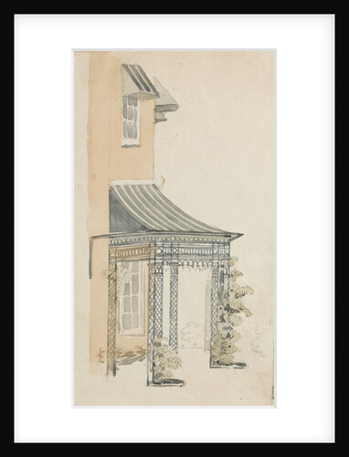 A verandah at Merton by Thomas Baxter