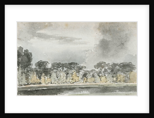 A view across the River Wandle at Merton by Thomas Baxter