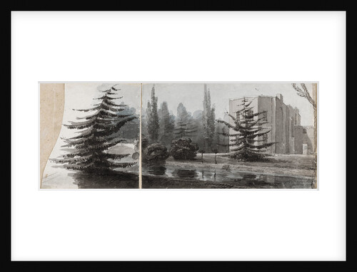 A view towards the library at Merton Place by Thomas Baxter