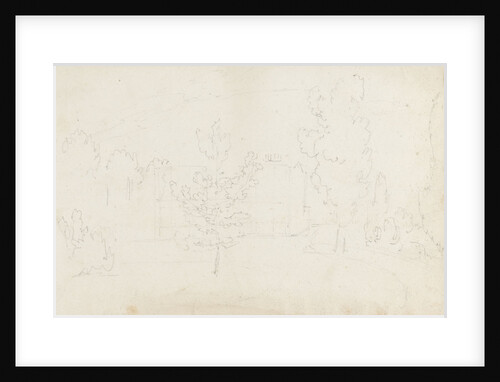 A view of the east elevation of Merton Place by Thomas Baxter