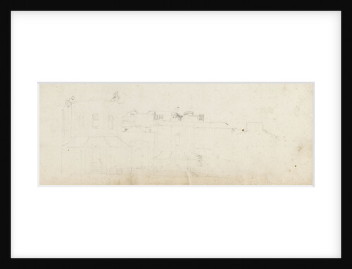 A view of Merton Place, possibly from the west by Thomas Baxter