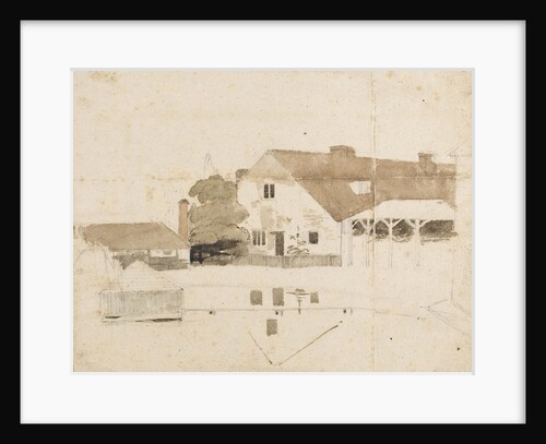 A view of buildings near Merton (possibly Merton Farm) by Thomas Baxter