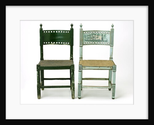 Two chairs by unknown