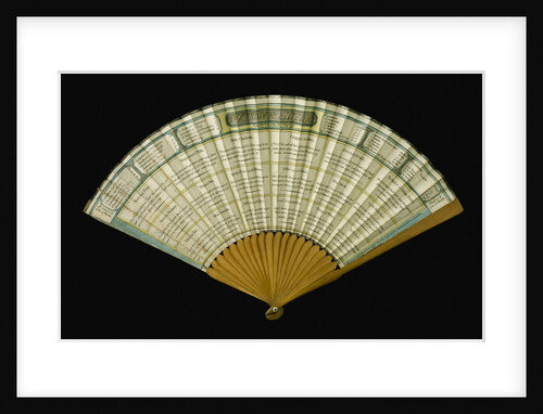 Fan commemorating the Battle of the Nile, 1798 by unknown
