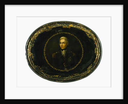Tray commemorating Vice-Admiral Horatio Nelson (1758-1805) by Lemuel Francis Abbott
