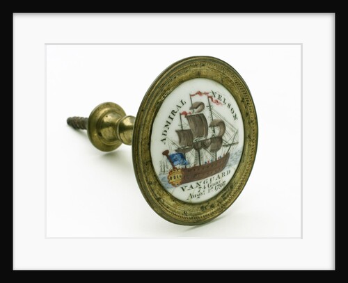 Curtain tie commemorating Vice-Admiral Horatio Nelson (1758-1805) by unknown