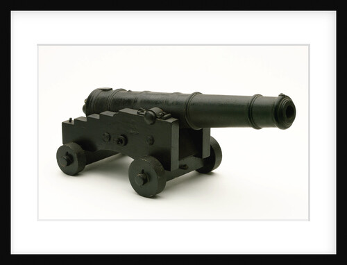 Model of a 32-pounder gun by Unknown