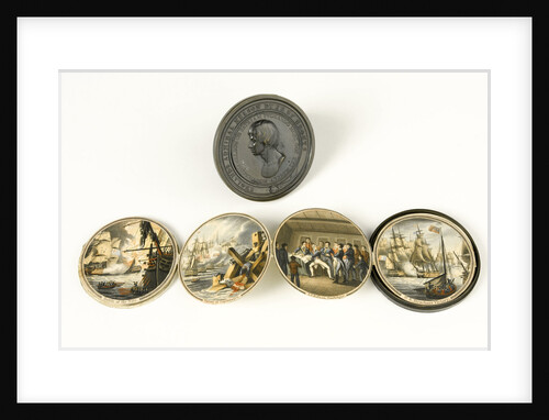 Box commemorating Vice-Admiral Horatio Nelson (1758-1805) by Thomas Webb
