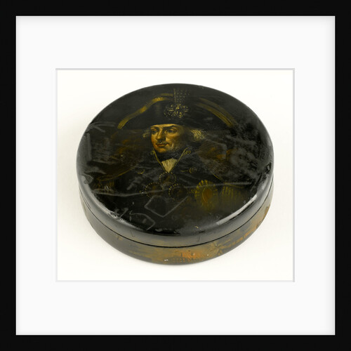 Turned box commemorating Vice-Admiral Horatio Nelson (1758-1805) by unknown