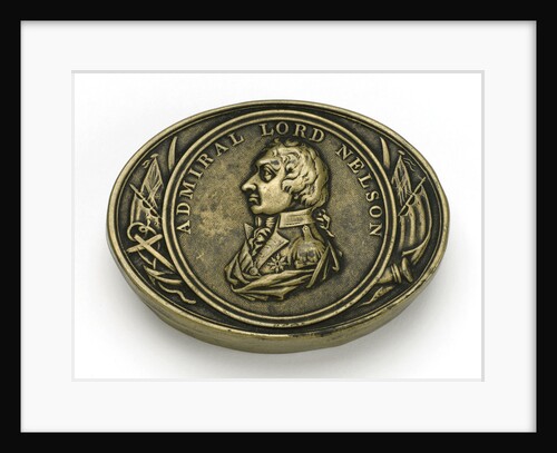 Tobacco box commemorating Vice-Admiral Horatio Nelson (1758-1805) by unknown