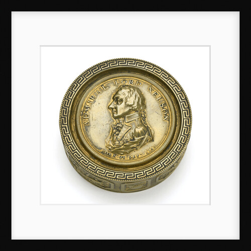 Seal box commemorating Vice-Admiral Horatio Nelson (1758-1805) by Nathaniel Marchant