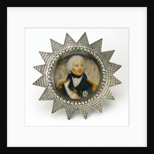 Miniature painting depicting Vice-Admiral Horatio Nelson (1758-1805) by Lemuel Francis Abbott