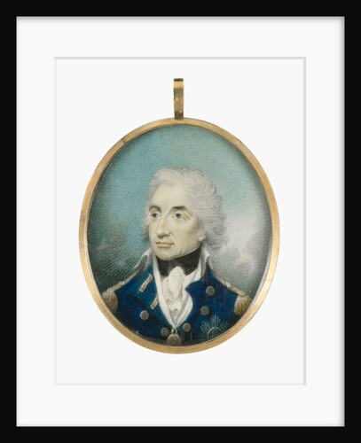 Miniature painting depicting Vice-Admiral Horatio Nelson (1758-1805) after Lemuel Francis Abbott by Lemuel Francis Abbott