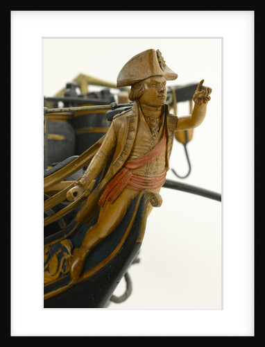 Ship of 74 guns, figurehead by unknown