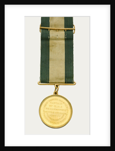 Naval Gold Medal (Captain's) for the Battle of Trafalgar, 1805, reverse by Lewis Pingo