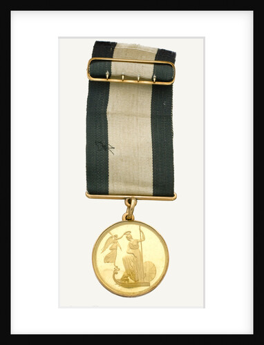 Naval Gold Medal (Captain's) for The Battle of Trafalgar, 1805, obverse by Lewis Pingo