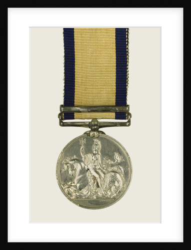 Naval General Service Medal, 1793-1840, reverse by W. Wyon