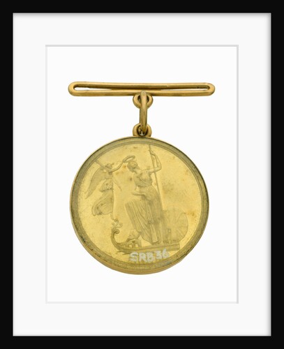 Naval Gold Medal (Captain's) for the Battle of the Nile, 1798, obverse by Lewis Pingo