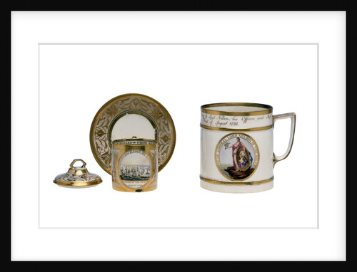 Porcelain made to the order of Alexander Davison (1750-1829), Nelson's prize agent by William Duesbury
