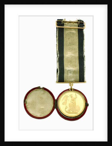 Naval Gold Medal (Captain's) for the Battle of Trafalgar, 1805, obverse by Lewis Pingo