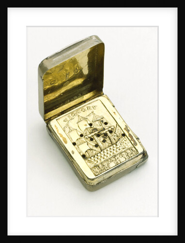 Vinaigrette commemorating the Battle of Trafalgar, 1805 by unknown