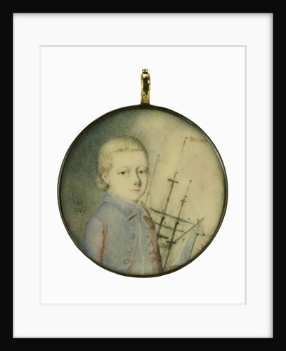 Miniature painting traditionally supposed to depict Vice-Admiral Horatio Nelson (1758-1805) as a boy by unknown