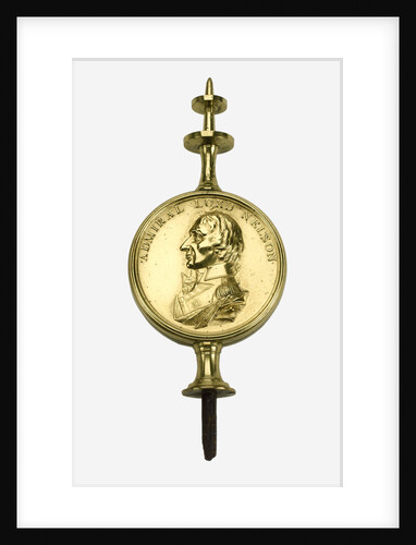 Gilt-brass clock finial commemorating Vice-Admiral Horatio Nelson (1758-1805) by unknown
