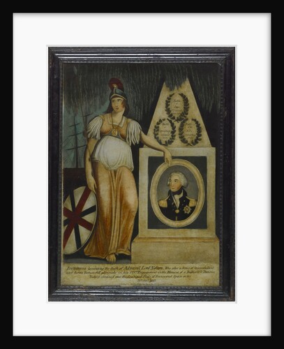 Britannia lamenting the death of Admiral Lord Nelson' by W.B. Walker