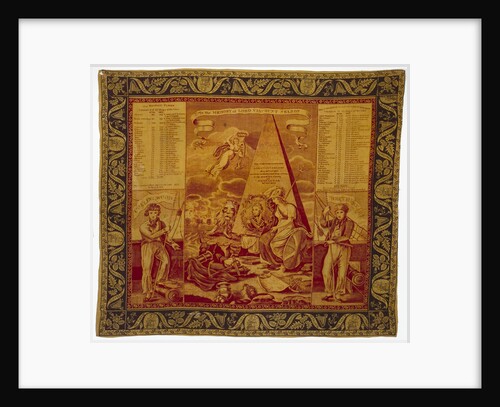 Snuff handkerchief by unknown