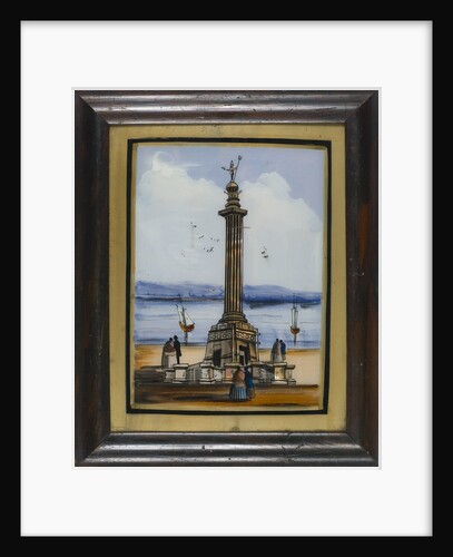 Picture on glass: The Nelson monument at Great Yarmouth by unknown