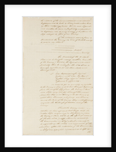 Nelson's secret memorandum, page two by Horatio Nelson