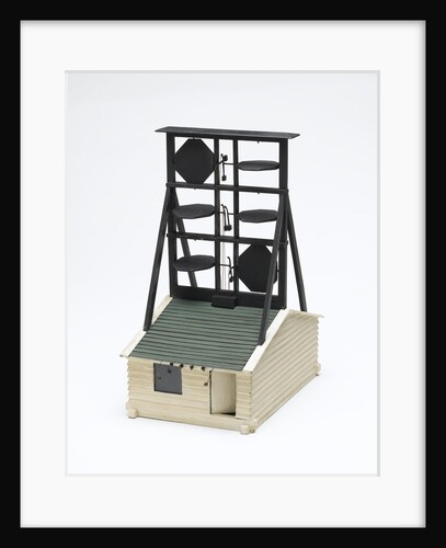 Architectural model of shutter telegraph system by George Murray