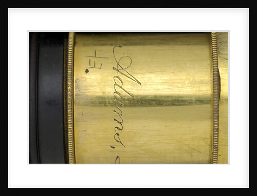 Spyglass telescope- inscription by Adams