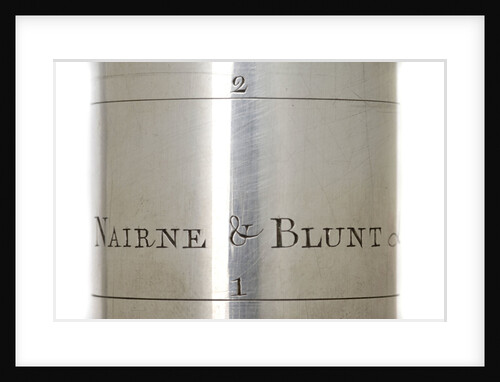 Pocket telescope - draw tube inscription by Nairne & Blunt