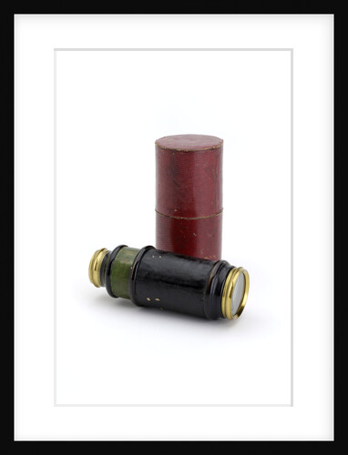 Spyglass telescope with case by unknown