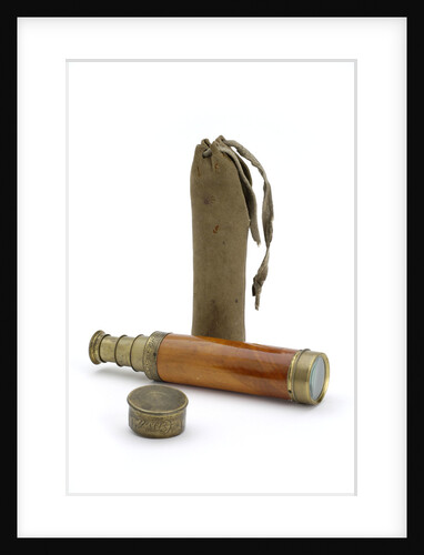 Pocket telescope with case by Godfrey Lyons