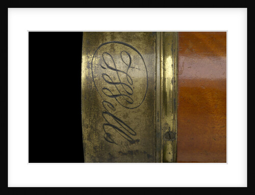 Pocket telescope - lens cap inscription by Godfrey Lyons