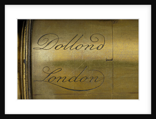 Pocket telescope - draw tube inscription by Dollond