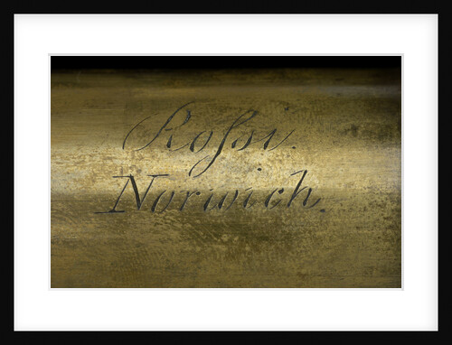 Pocket telescope - draw tube inscription by George Rossi